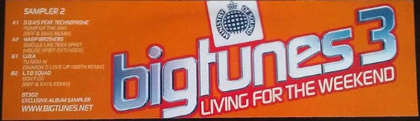 Various : Big Tunes 3 Living For The Weekend (12", Smplr)