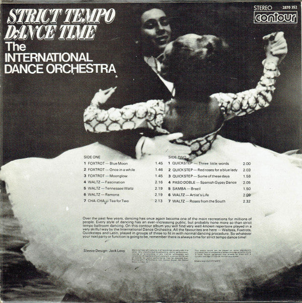 The International Dance Orchestra : Strict Tempo Dance Time (LP, Comp)