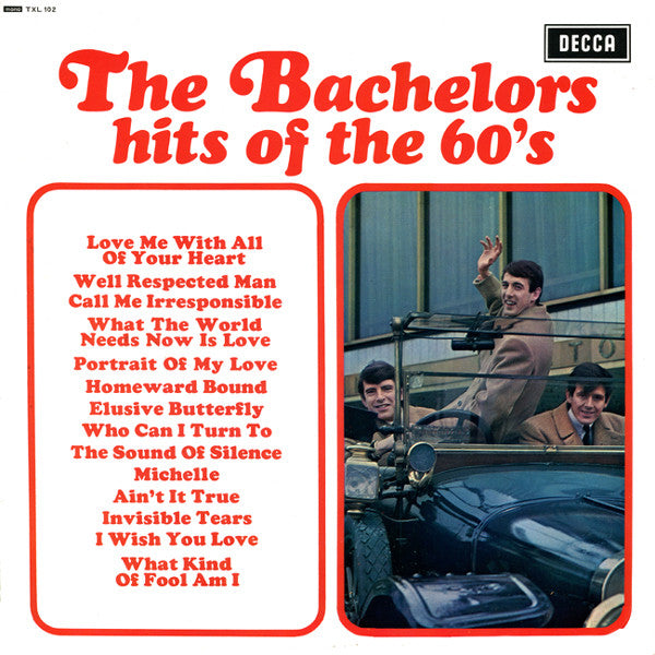 The Bachelors : Hits Of The 60's (LP, Album, Mono)