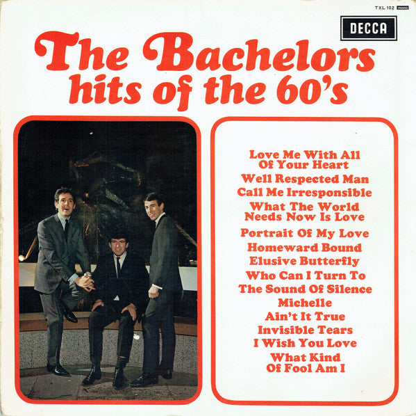 The Bachelors : Hits Of The 60's (LP, Album, Mono)