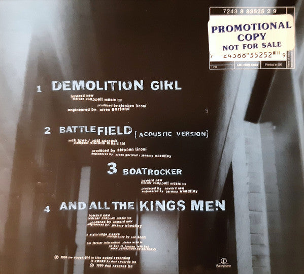 Howard New : Demolition Girl EP (CD, EP, Dig)