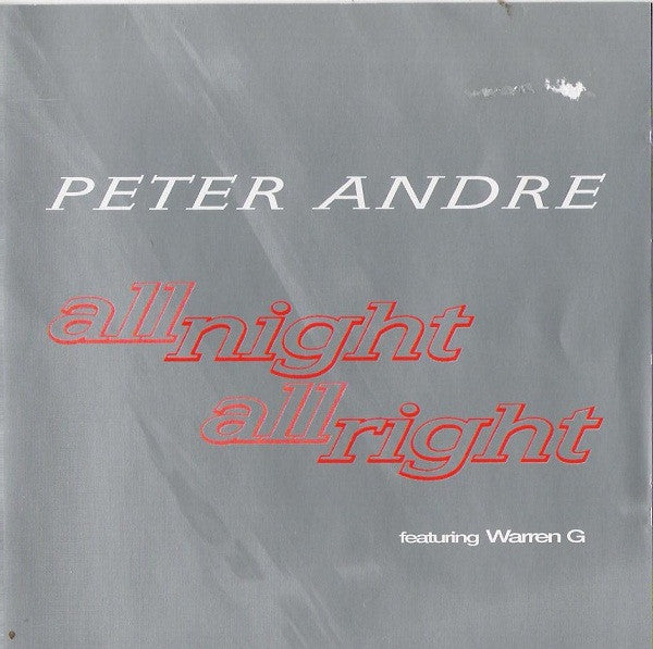 Peter Andre Featuring Warren G : All Night All Right (CD, Single, CD2)