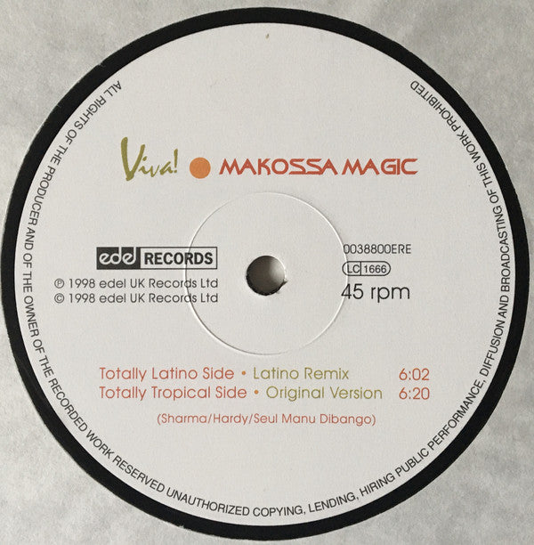 Viva! (46) : Makossa Magic  (12", Maxi)