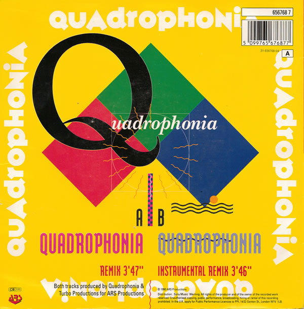 Quadrophonia : Quadrophonia (7", Single)