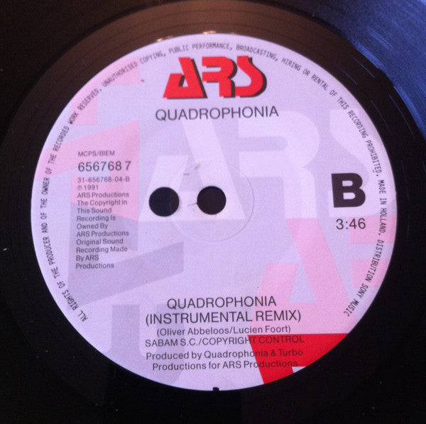 Quadrophonia : Quadrophonia (7", Single)