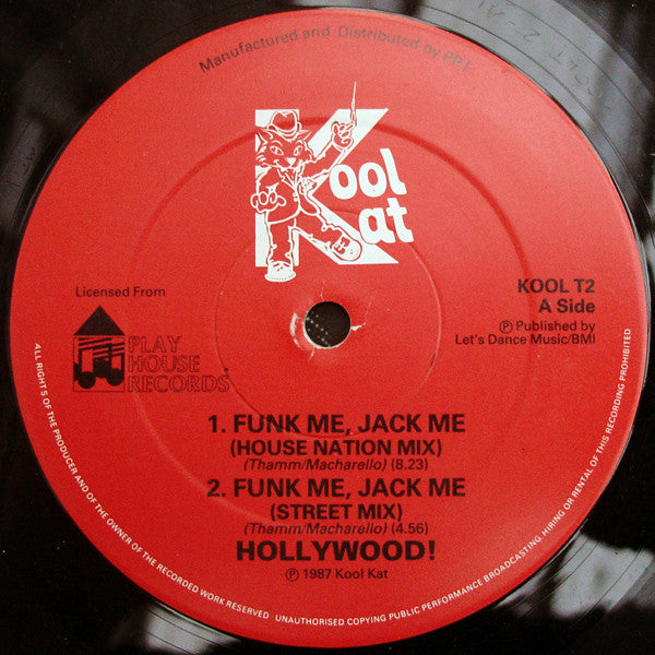 Hollywood (3) : Funk Me, Jack Me (12")