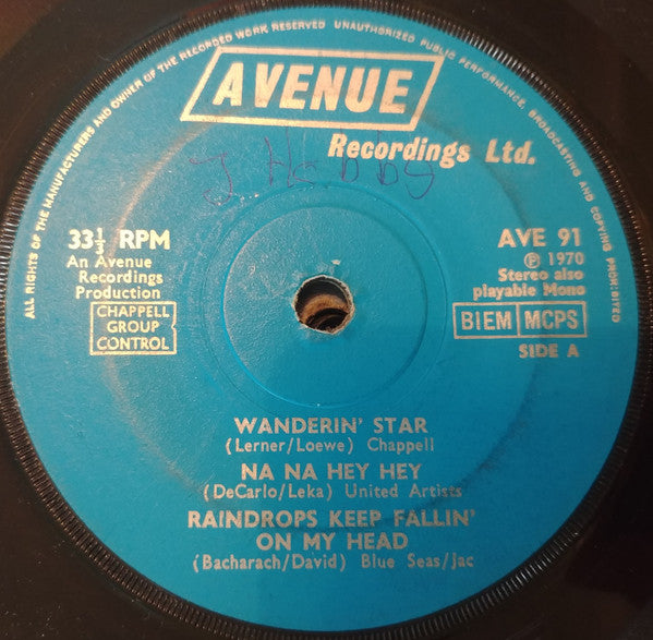 Unknown Artist : Wanderin' Star (7")