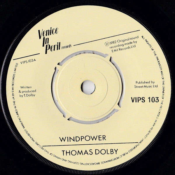 Thomas Dolby : Windpower (7", Single)