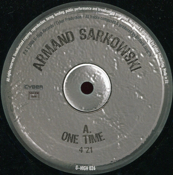 Armand Sarkowski : One Time (12")