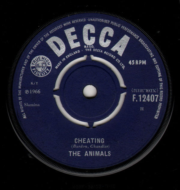 The Animals : Don't Bring Me Down (7", Single)