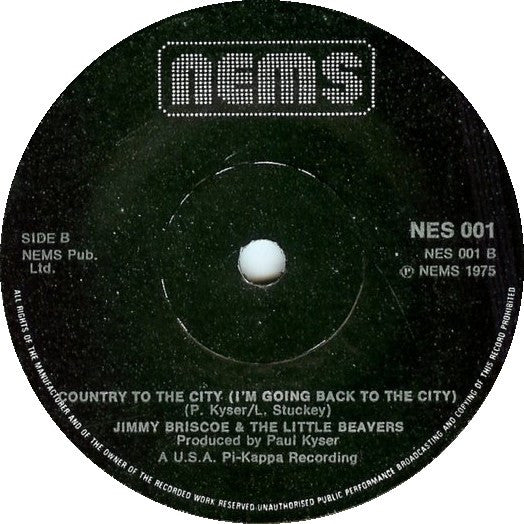Jimmy Briscoe & The Little Beavers* : I Only Feel This Way, When I'm With You (7", Single)