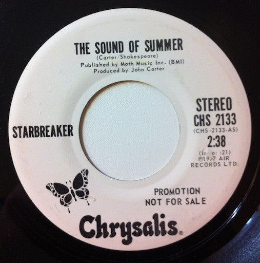 Starbreaker (2) : The Sound Of Summer (7", Mono, Promo)