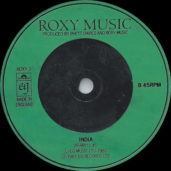 Roxy Music : More Than This (7", Single)