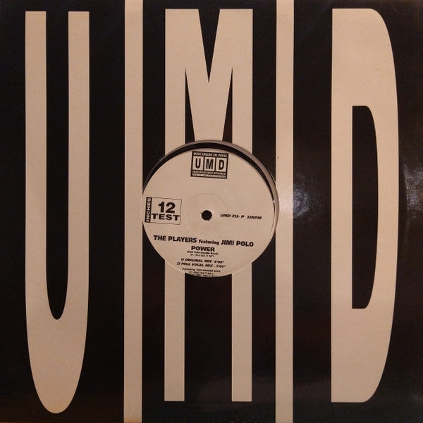 The Players (2) Featuring Jimi Polo : Power (12", S/Sided, Promo)