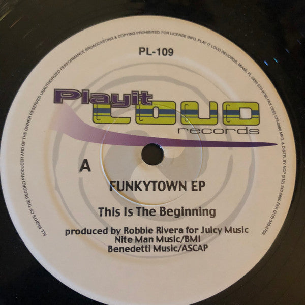 Robbie Rivera & Louis Benedetti : Funktown EP (12", EP)
