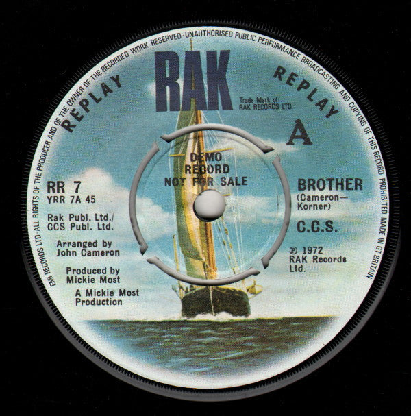 CCS : Brother / Primitive Love (7", Single, Promo)