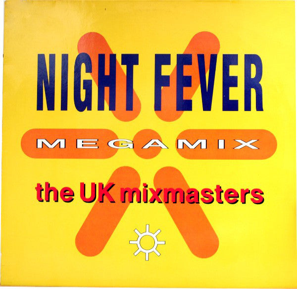 The UK Mixmasters : The Night Fever Megamix (7", Single, Pap)