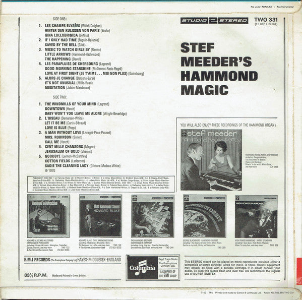 Stef Meeder : Stef Meeder's Hammond Magic (LP)