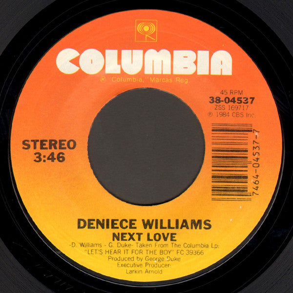Deniece Williams : Next Love (7")