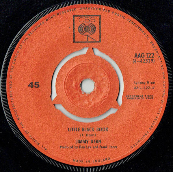 Jimmy Dean : Little Black Book (7", Single)