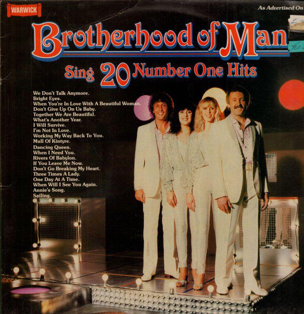 Brotherhood Of Man : Sing 20 Number One Hits (LP)
