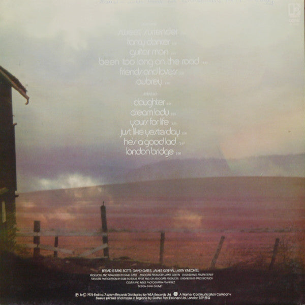 Bread : The Best Of Bread (Volume Two) (LP, Comp, Gat)