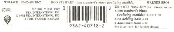 Rod Stewart : Tom Traubert's Blues (Waltzing Matilda) (CD, Single)