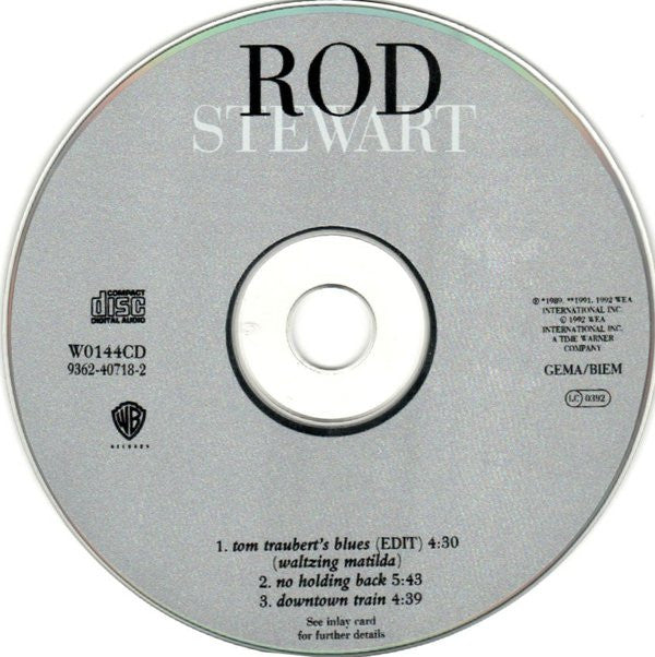 Rod Stewart : Tom Traubert's Blues (Waltzing Matilda) (CD, Single)