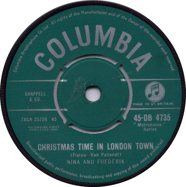 Nina & Frederik : Little Shepherd Boy (7")