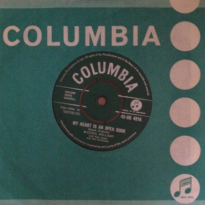 Michael Holliday : My Heart Is An Open Book (7")