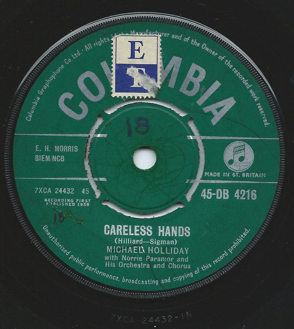 Michael Holliday : My Heart Is An Open Book (7")