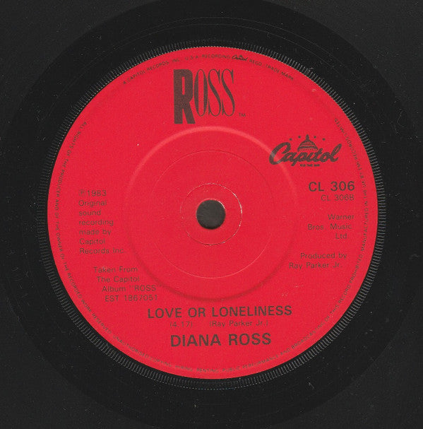 Diana Ross : Up Front (7", Single, 4-p)