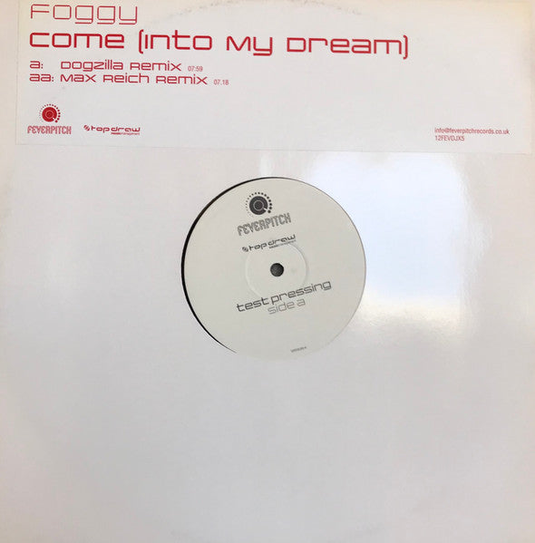 Foggy : Come (Into My Dream) (12", TP)