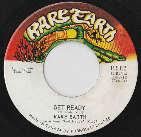Rare Earth : Get Ready (7", Single)