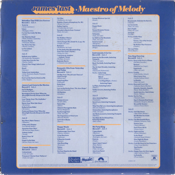 James Last : Maestro Of Melody (8xLP, Comp + Box)