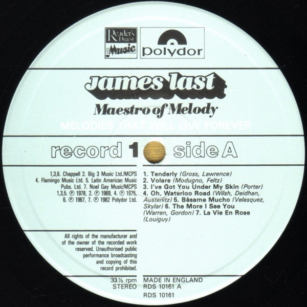 James Last : Maestro Of Melody (8xLP, Comp + Box)