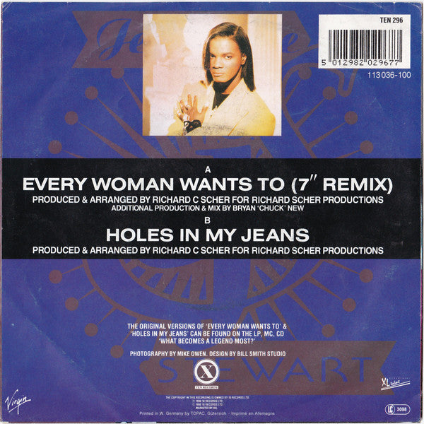 Jermaine Stewart : Every Woman Wants To (7", Single)