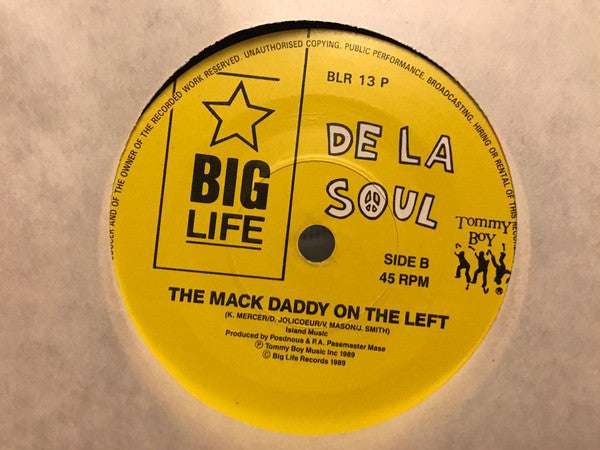 De La Soul : Eye Know (7", Single, Ltd, Pos)