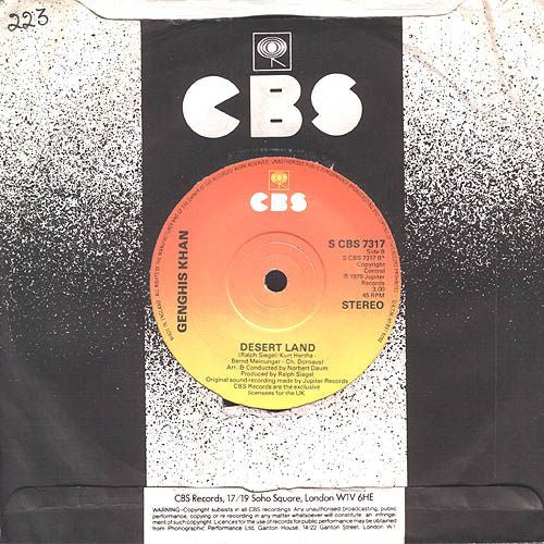 Dschinghis Khan : Genghis Khan (7", Single)