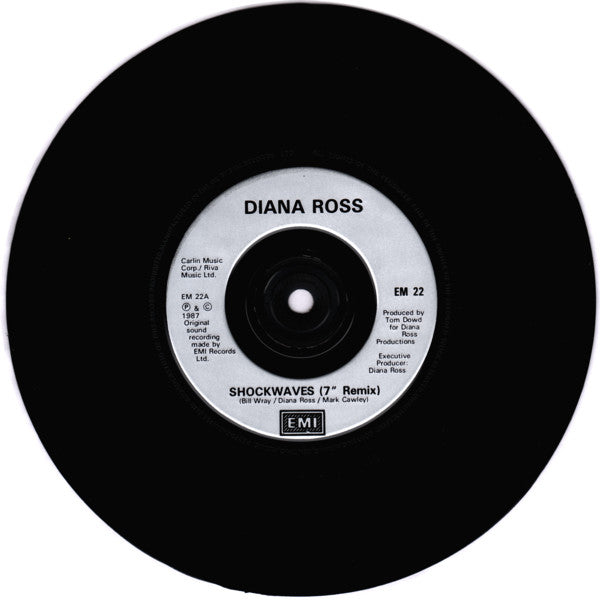 Diana Ross : Shockwaves (7", Single)