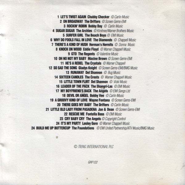Various : 25 Hits Of The Sixties - Let's Twist Again (CD, Comp)