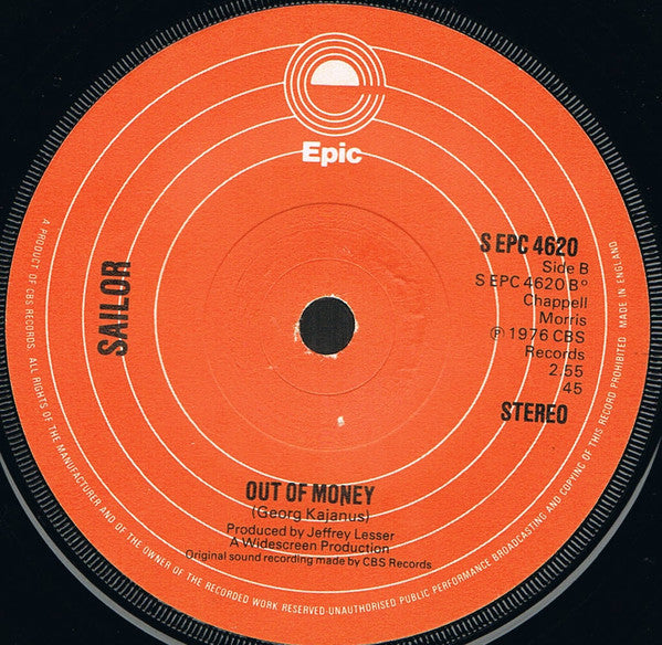 Sailor : Stiletto Heels (7", Single, Sol)