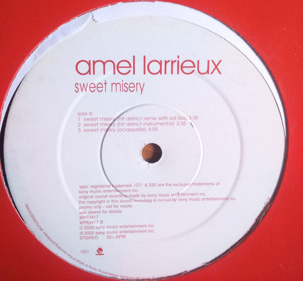 Amel Larrieux : Sweet Misery (12", Promo)