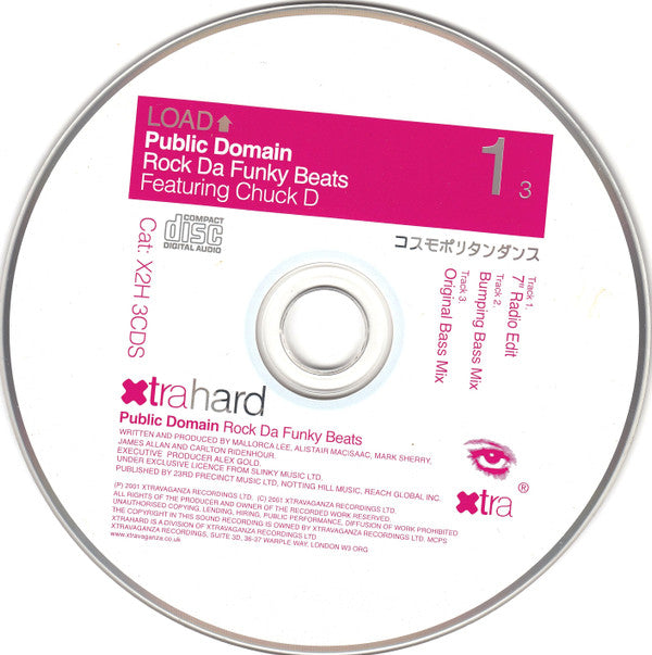 Public Domain Featuring Chuck D : Rock Da Funky Beats (CD, Single)
