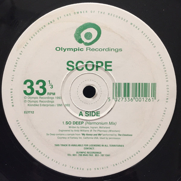 Scope : So Deep (12")