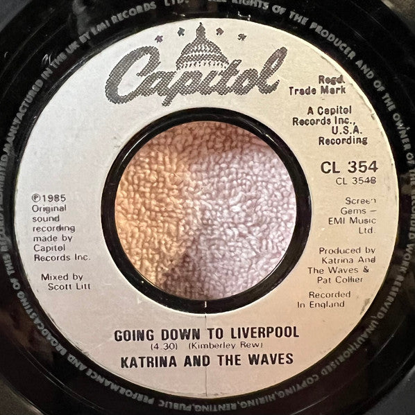 Katrina And The Waves : Walking On Sunshine (7", Single, Sil)