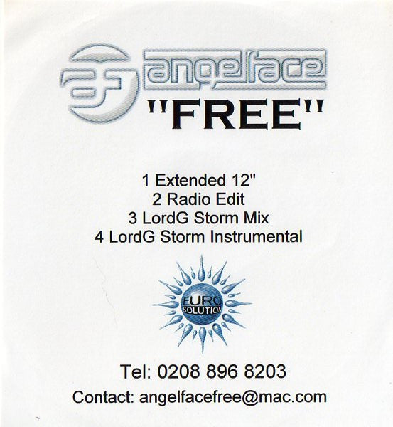 Angel Face : Free (CDr, Single, Promo)