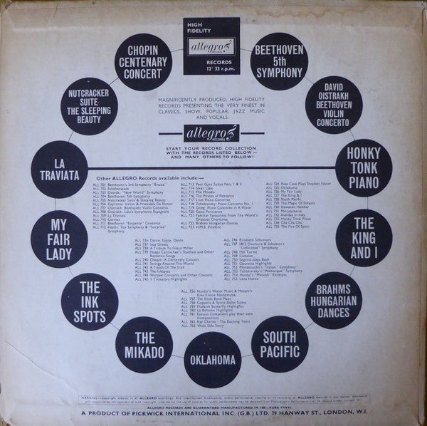 Gilbert & Sullivan, The National Musicale Company : The Mikado (LP)