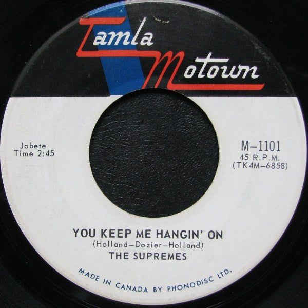 The Supremes : You Keep Me Hangin' On (7", Single)