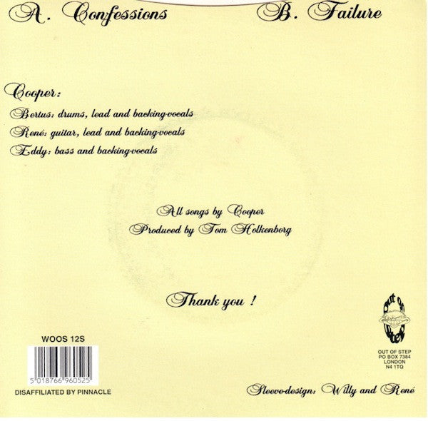 Cooper (9) : Confessions (7", Single)
